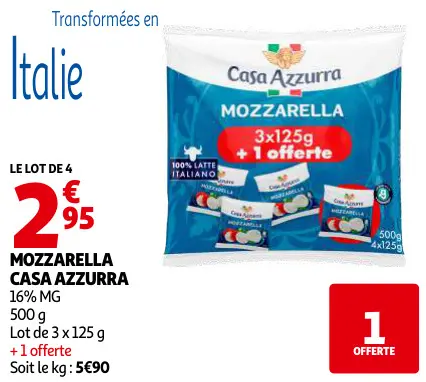 Promotie: Mozzarella