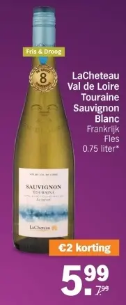 Aanbieding: Val de Loire Touraine Sauvignon Blanc