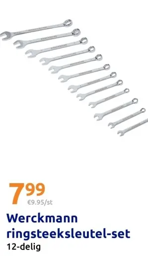 Aanbieding: Werckmann ringsteeksleutel-set