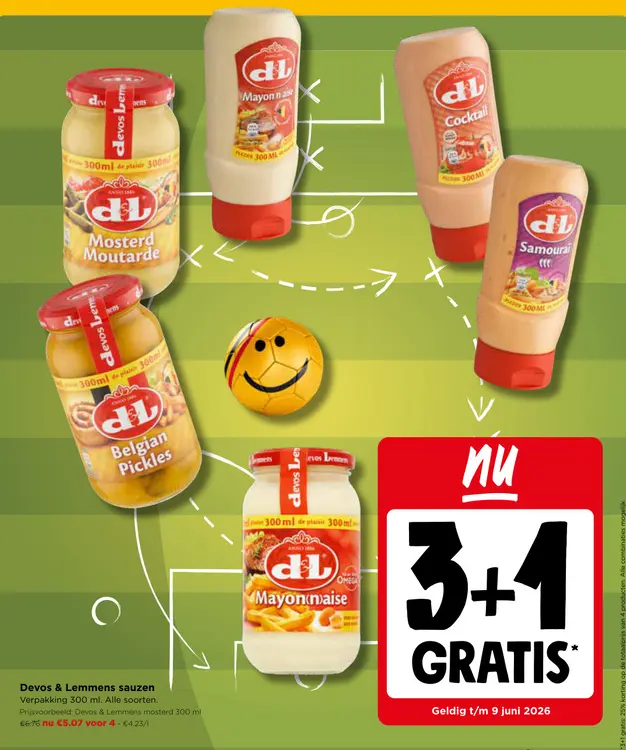 Promotie: Devos & Lemmens sauzen