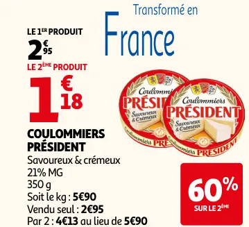 Promotie: Coulommiers