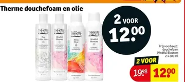Aanbieding: Therme douchefoam en olie
