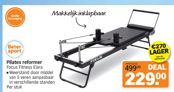 Promotie: Pilates reformer