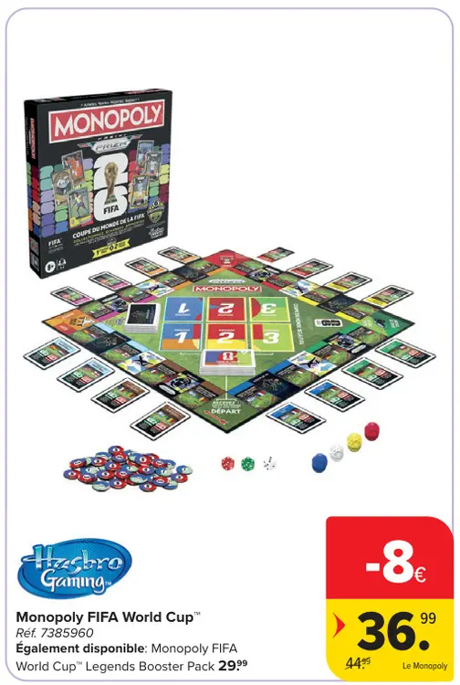Offre: Monopoly FIFA World Cup