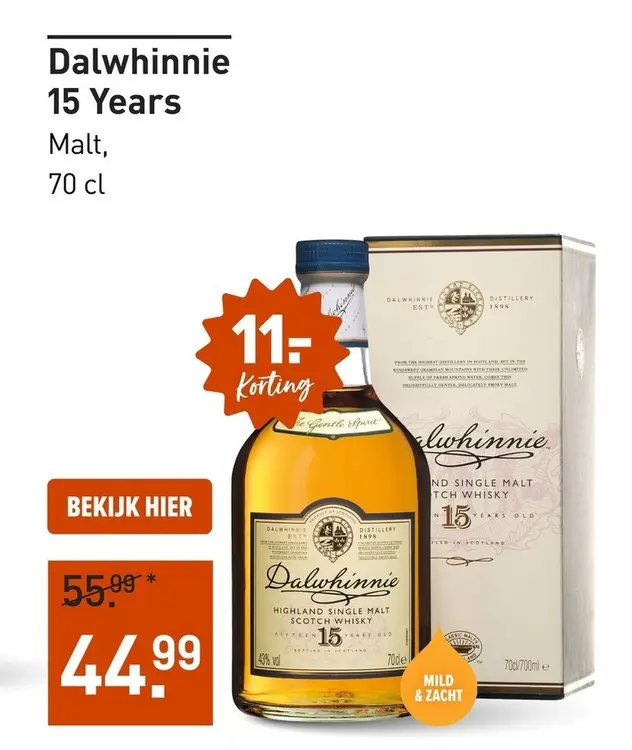 Aanbieding: Dalwhinnie 15 Years