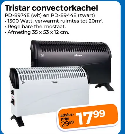 Aanbieding: Tristar convectorkachel