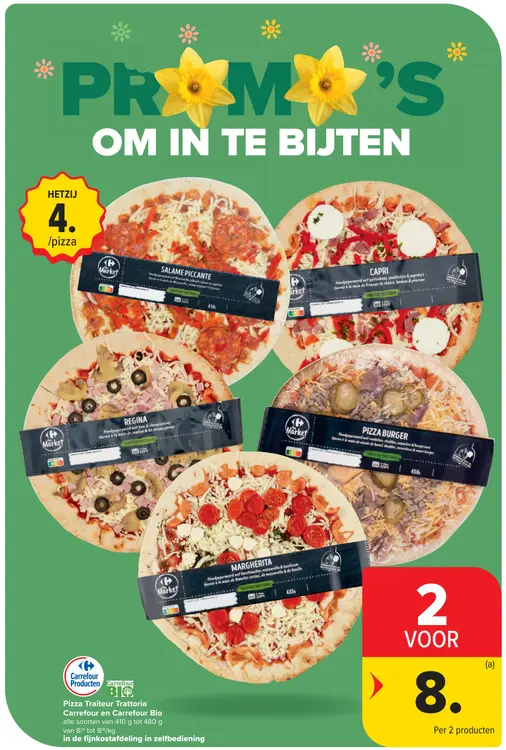 Promotie: Pizza Traiteur Trattoria