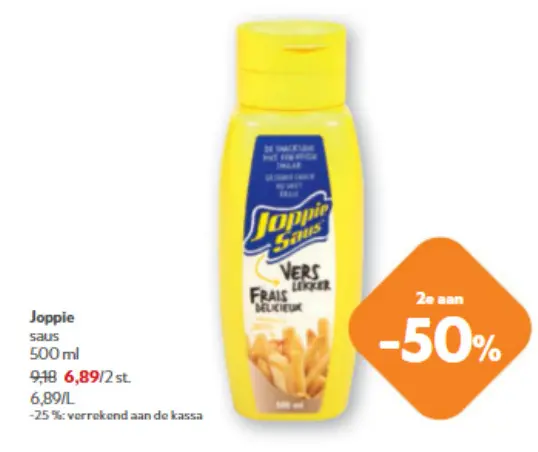 Promotie: Joppie saus