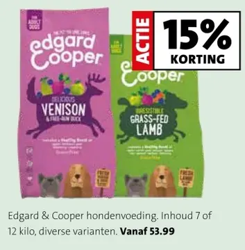 Aanbieding: Edgard & Cooper hondenvoeding