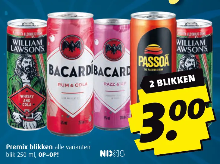 Aanbieding: Premix blikken