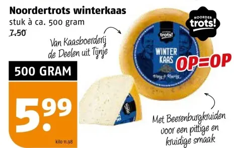 Aanbieding: winterkaas