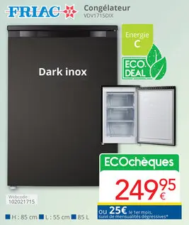 Offre: Congélateur