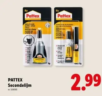 Promotie: Secondelijm