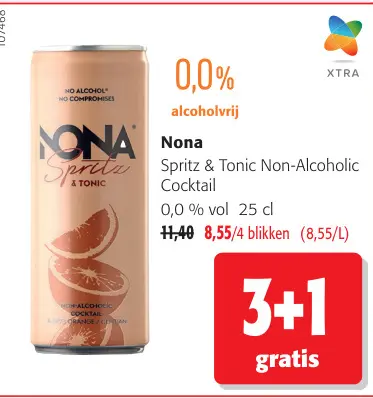 Promotie: Nona Spritz & Tonic Non-Alcoholic Cocktail