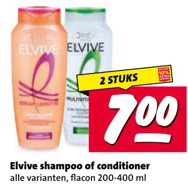 Aanbieding: Elvive shampoo of conditioner