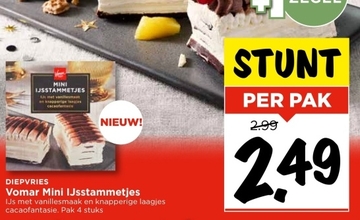 Aanbieding: Vomar Mini IJsstammetjes