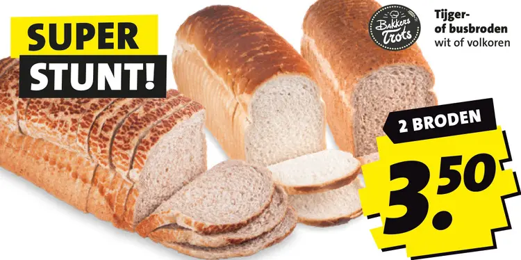 Aanbieding: Tijger- of busbroden