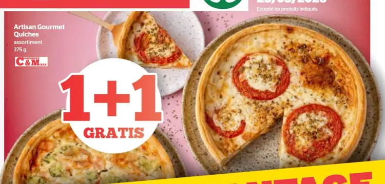 Offre: Artisan Gourmet Quiches