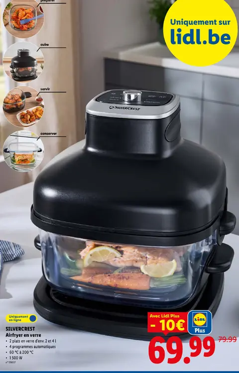 Offre: Airfryer en verre