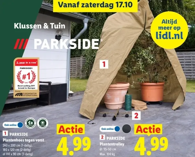 Aanbieding: Plantenhoes tegen vorst