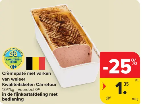 Aanbieding: Crèmepaté met varken van weleer