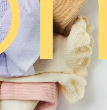 Aanbieding: 5-pak kindersokken met broderierandje
