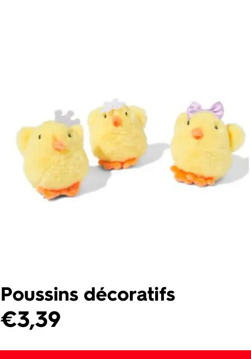Offre: Poussins décoratifs
