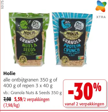 Promotie: alle ontbijtgranen of repen