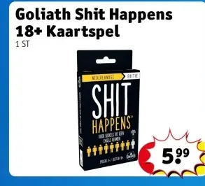 Aanbieding: Goliath Shit Happens Kaartspel