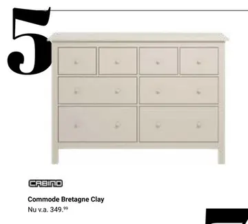 Aanbieding: Commode Bretagne Clay