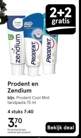 Aanbieding: Prodent en Zendium