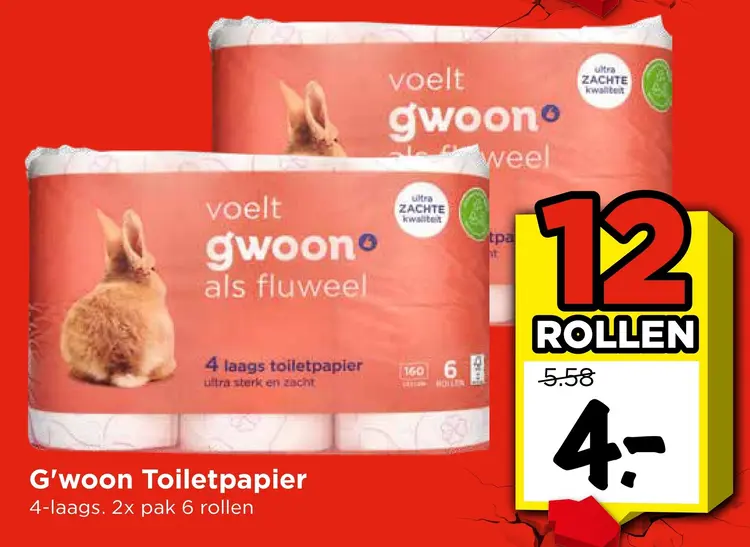 Aanbieding: Toiletpapier