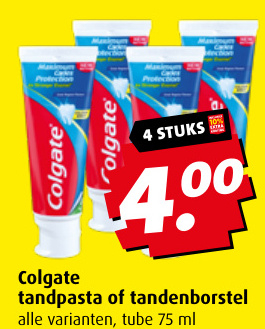 Aanbieding: Colgate tandpasta of tandenborstel