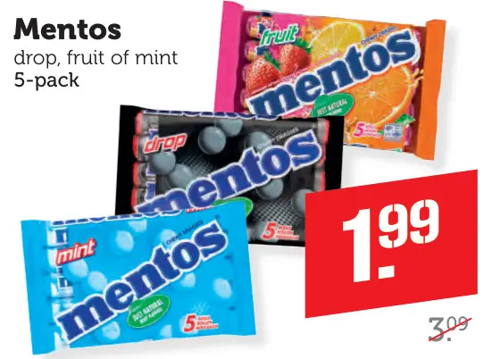 Aanbieding: Mentos