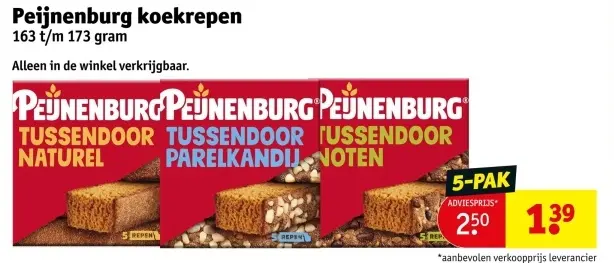 Aanbieding: Koekrepen