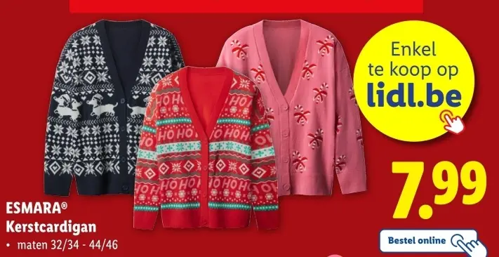 Aanbieding: Kerstcardigan