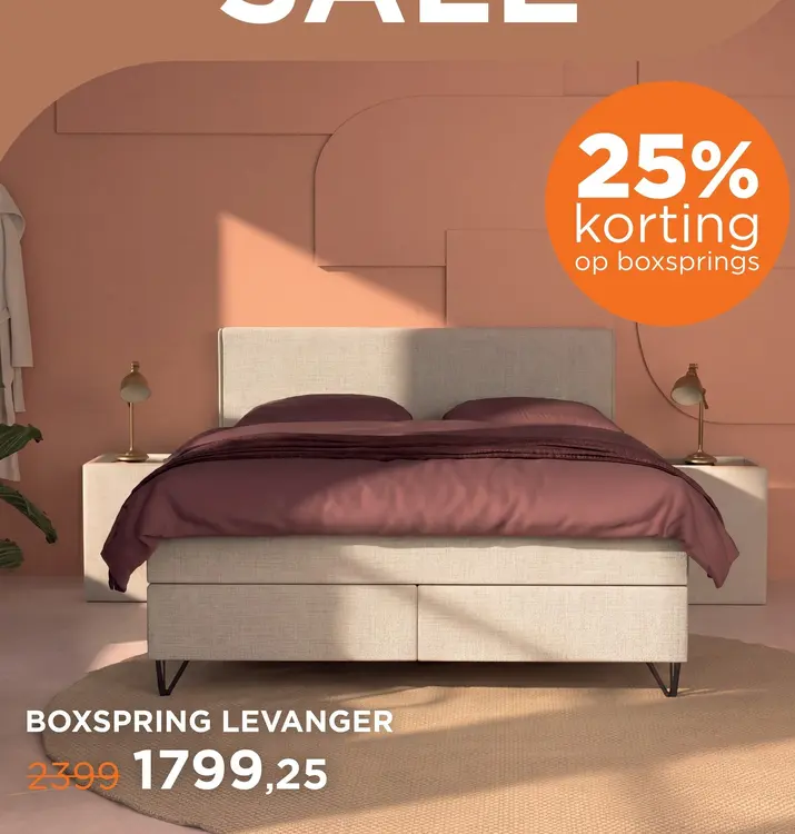 Aanbieding: Boxspring Levanger