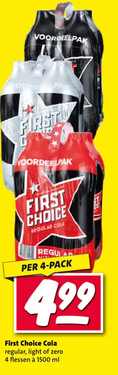 Aanbieding: First Choice Cola