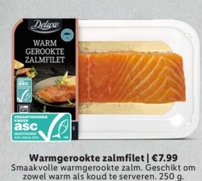 Aanbieding: Warmgerookte zalmfilet