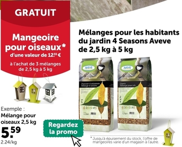 Offre: Mélange pour oiseaux