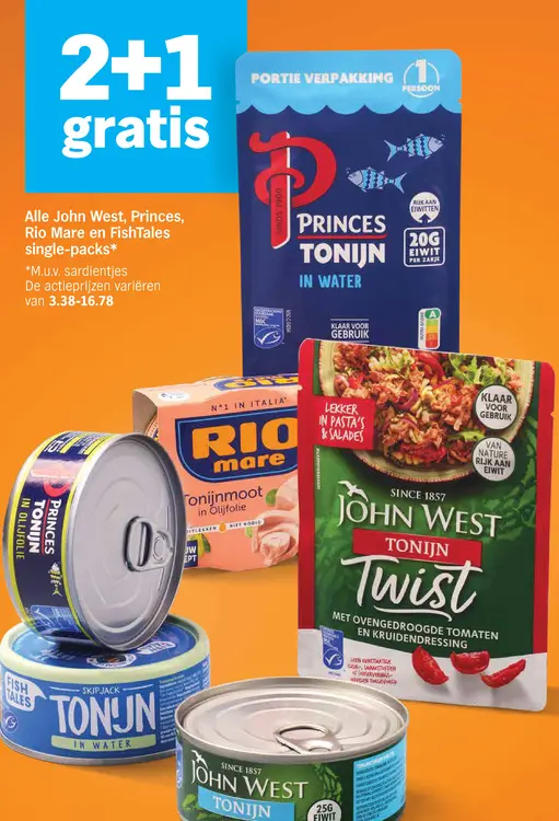 Aanbieding: Tonijn single-packs