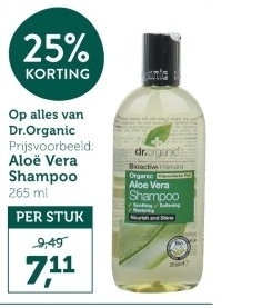 Aanbieding: Dr.Organic Aloë Vera Shampoo 