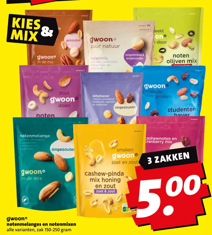 Aanbieding: Notenmelanges en notenmixen