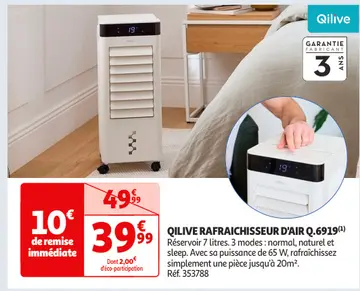 Aanbieding: QILIVE RAFRAICHISSEUR D'AIR Q.6919