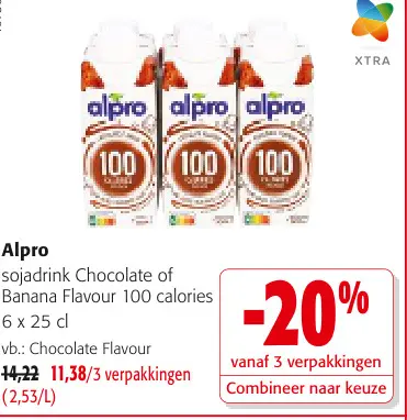 Promotie: Sojadrink Chocolate of Banana Flavour