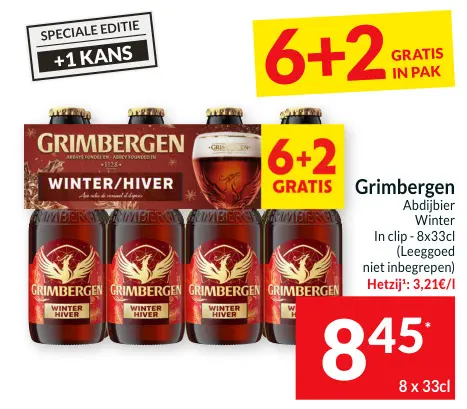 Aanbieding: Grimbergen Abdijbier Winter