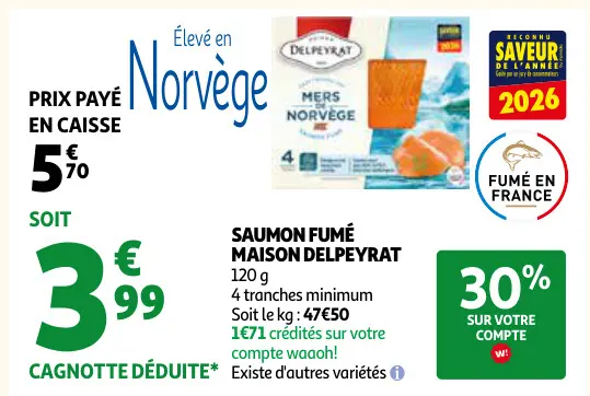 Offre: Saumon fumé