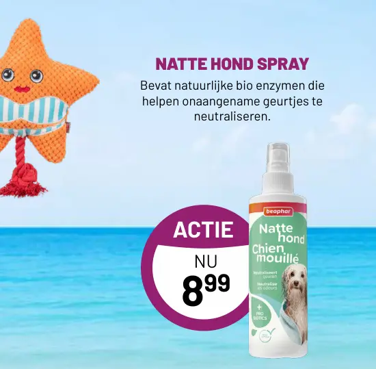 Aanbieding: Natte hond spray