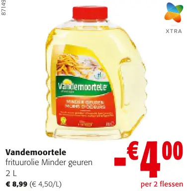 Promotie: frituurolie Minder geuren