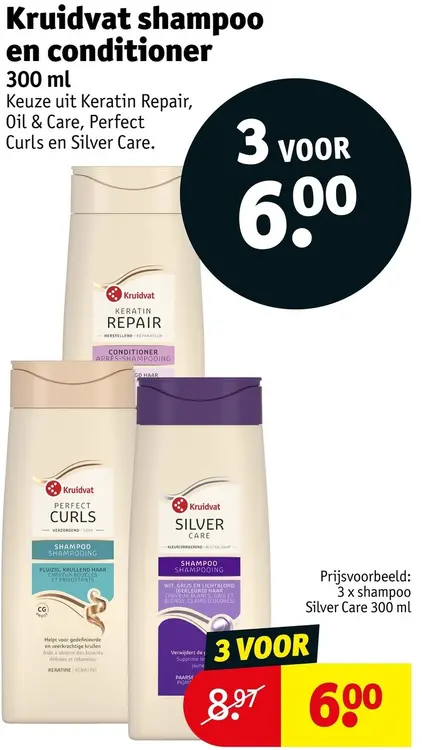 Promotie: Shampoo en conditioner